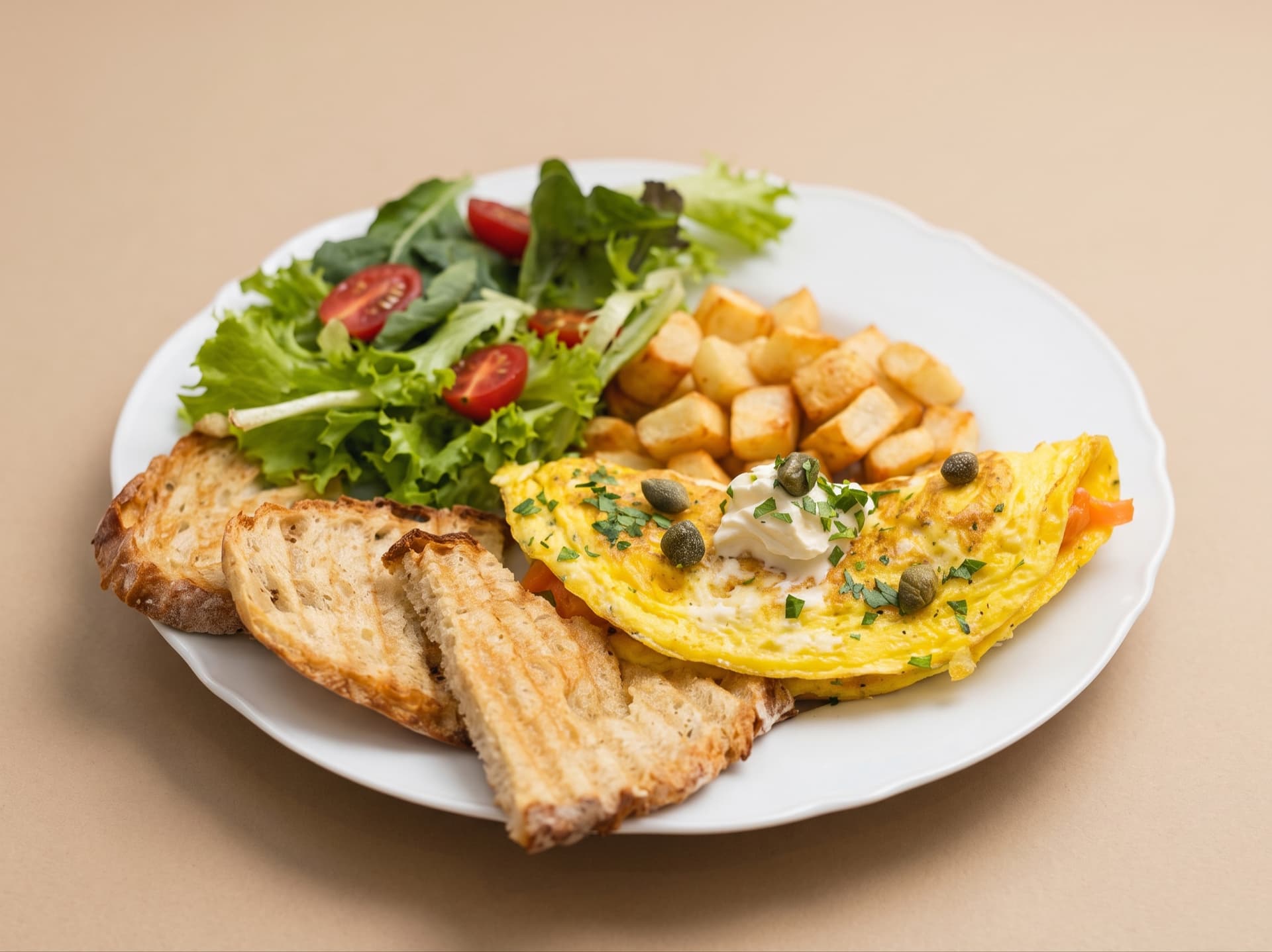 Smoked Salmon Omelette